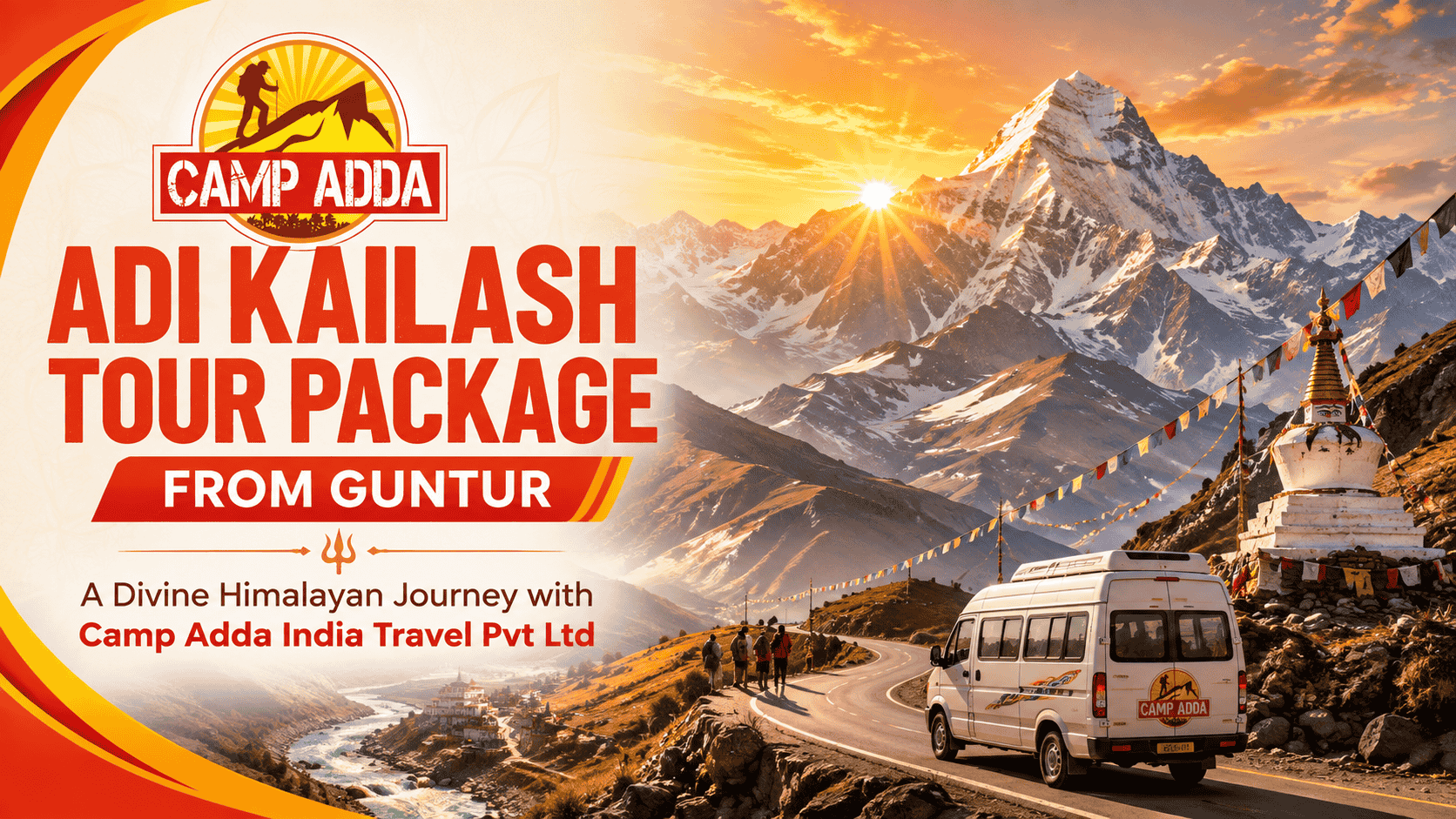 Adi Kailash Tour Package from Guntur | Adi Kailash & Om Parvat Yatra