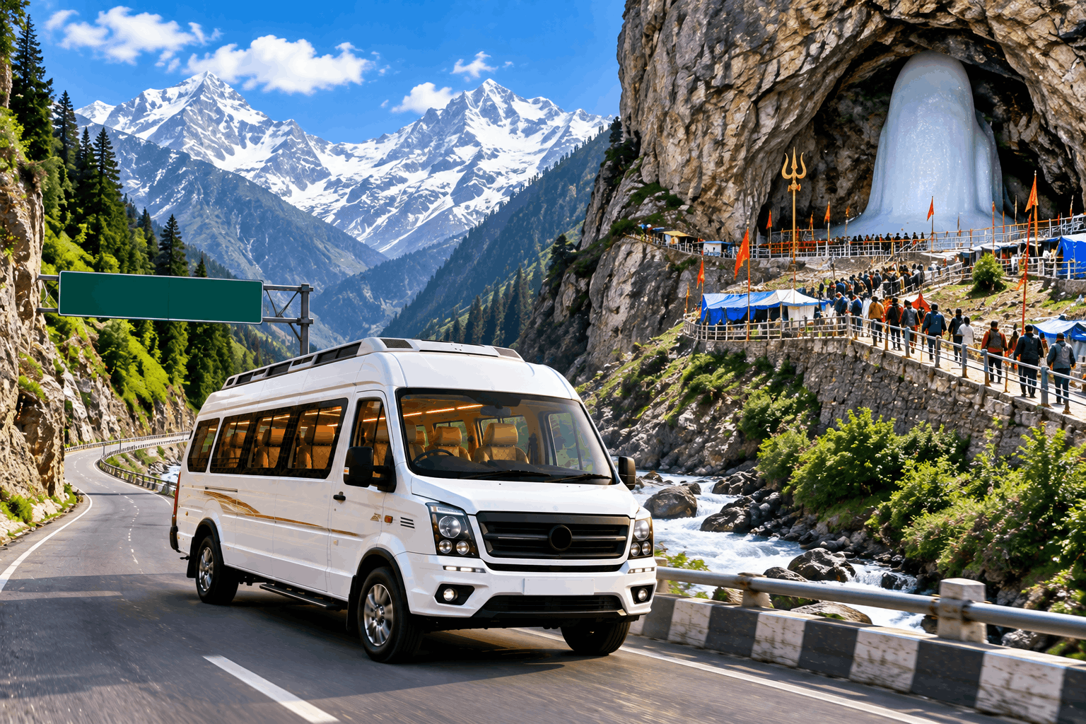 Amarnath Ji Cave Road Trip from Delhi