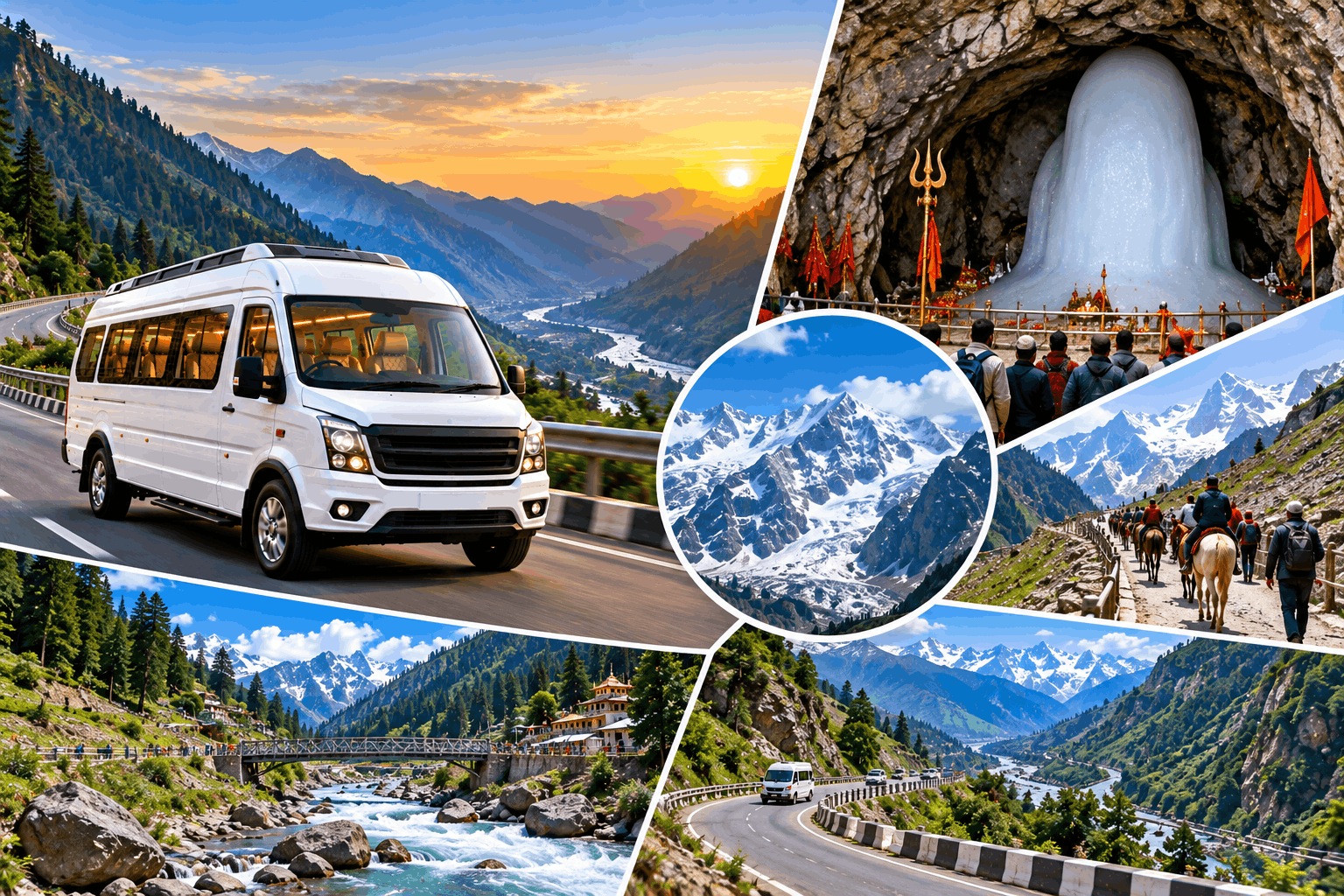 Ghaziabad to Amarnath Ji Cave Road Trip
