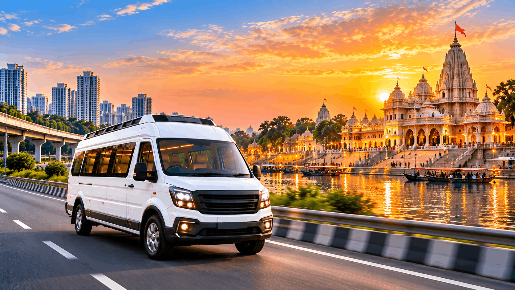 Tempo Traveller on Rent in Noida for Ayodhya
