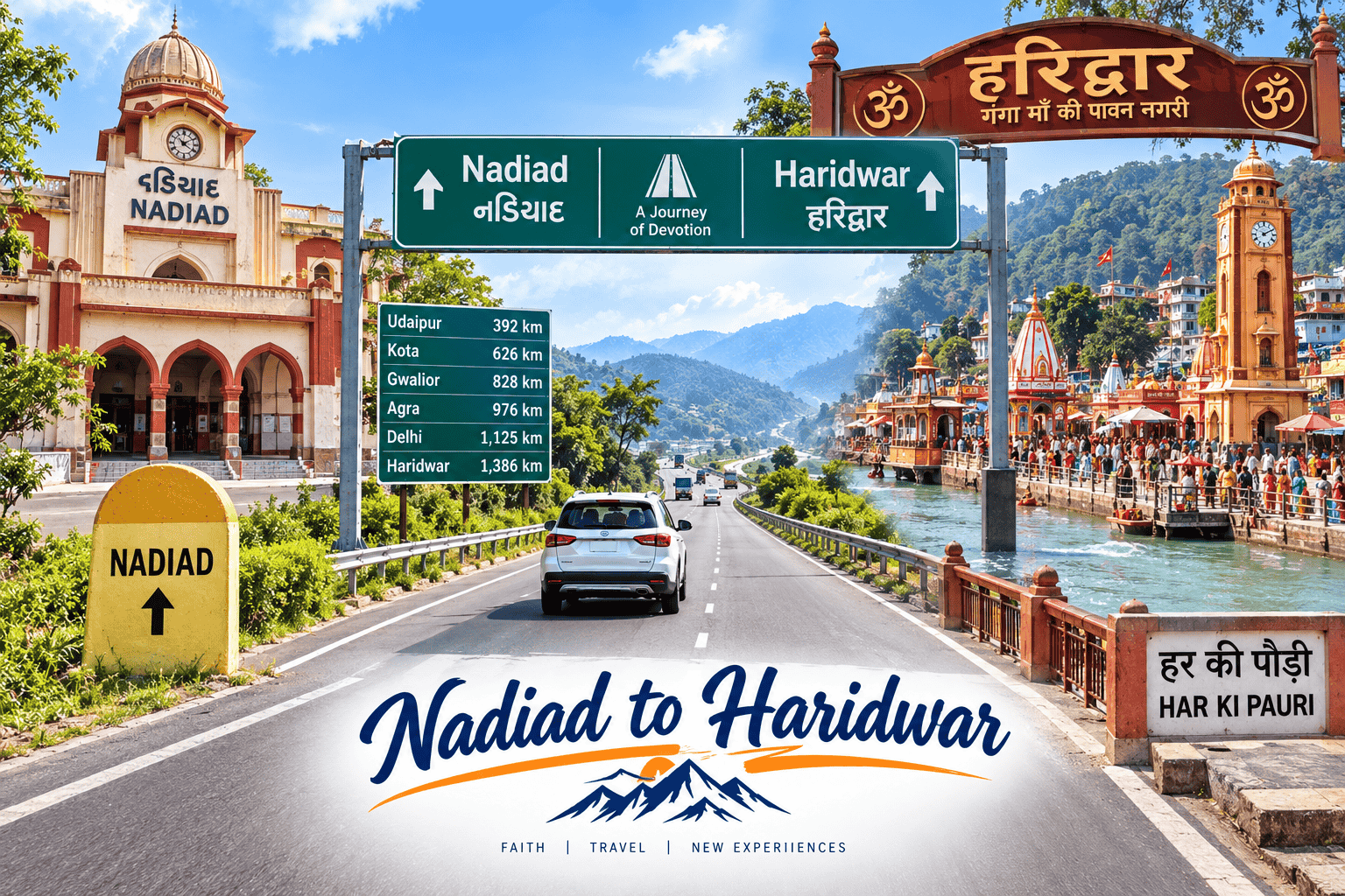 Nadiad to Haridwar Train Booking | Char Dham Complete Travel Guide