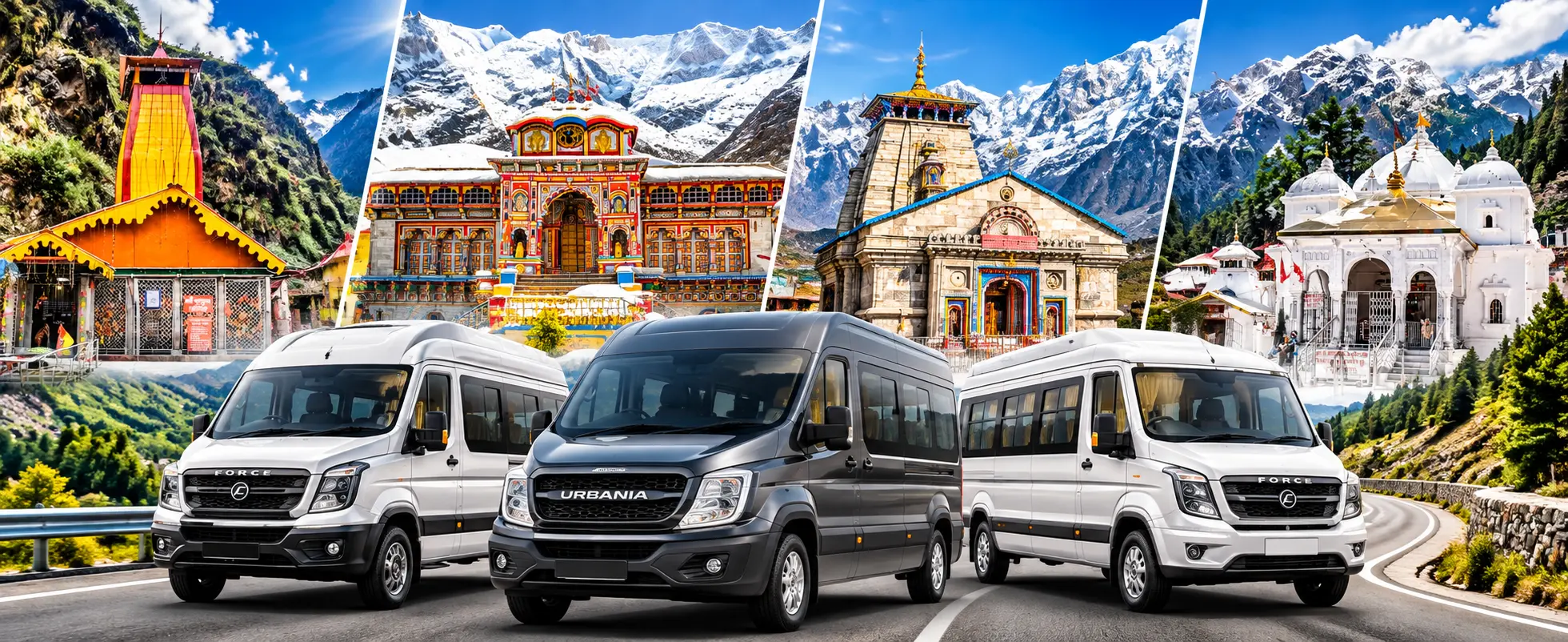 Tempo Traveller for Char Dham