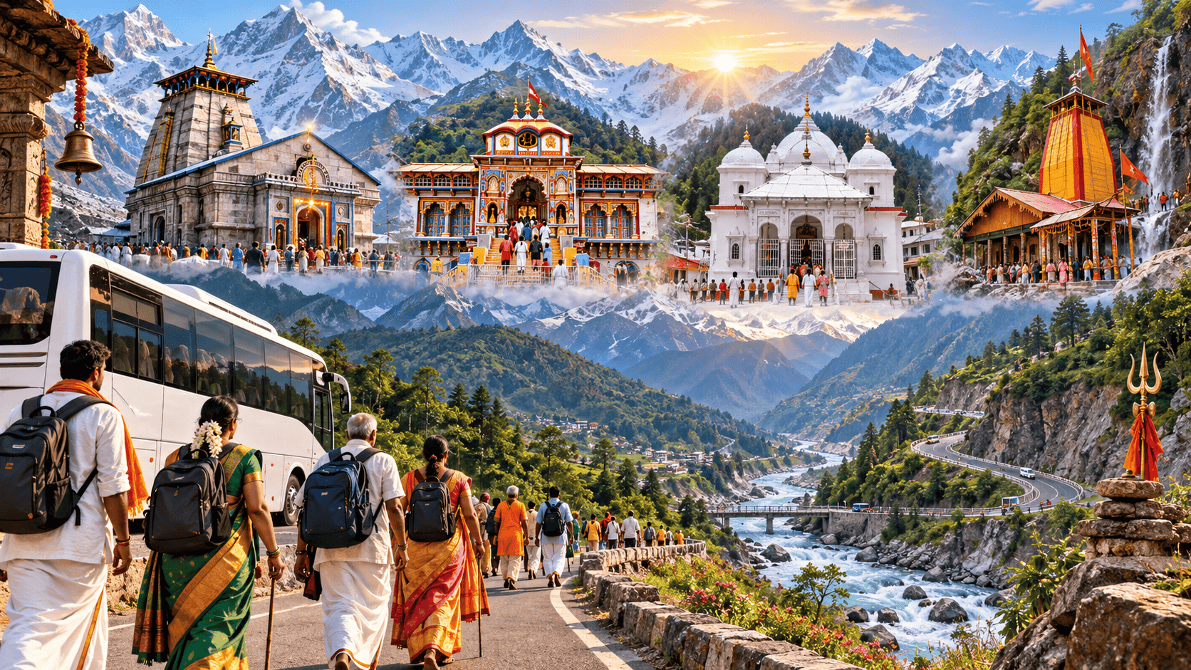 How to Book a Char Dham Yatra Tour from Warangal, Telangana | Complete Booking Guide
