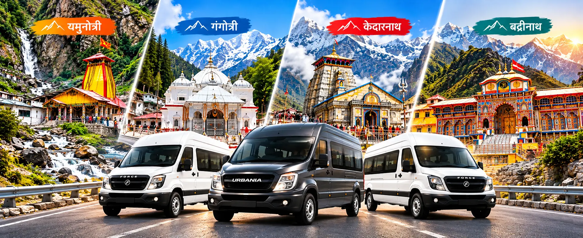 Tempo Traveller for Char Dham