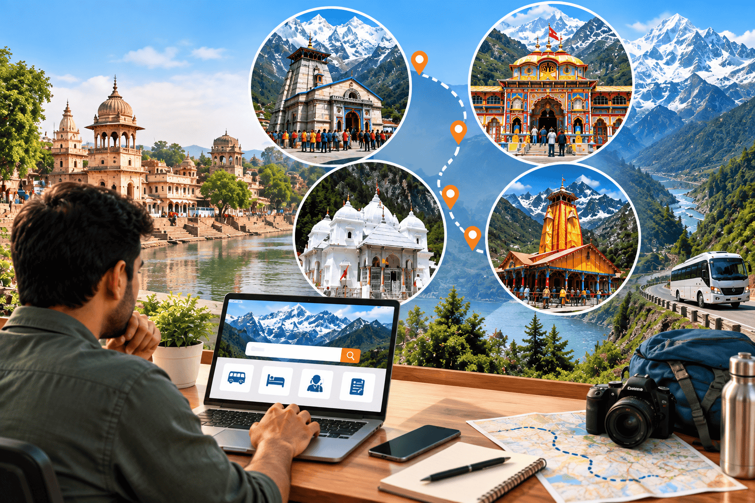 How to Book a Char Dham Tour from Sagar MP