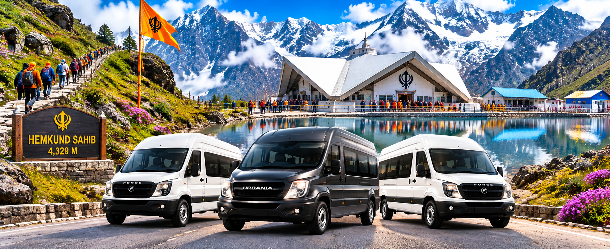 Tempo Traveller for Hemkund Sahib