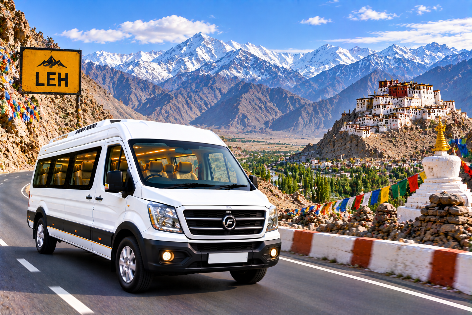 Force Urbania for Rent in Noida for Leh Trip |Luxury Leh Ladakh Road Trip