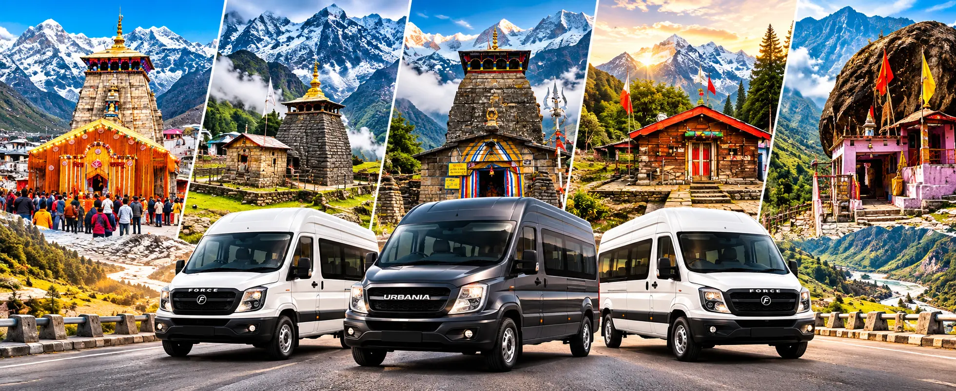 Tempo Traveller for Panch Kedar