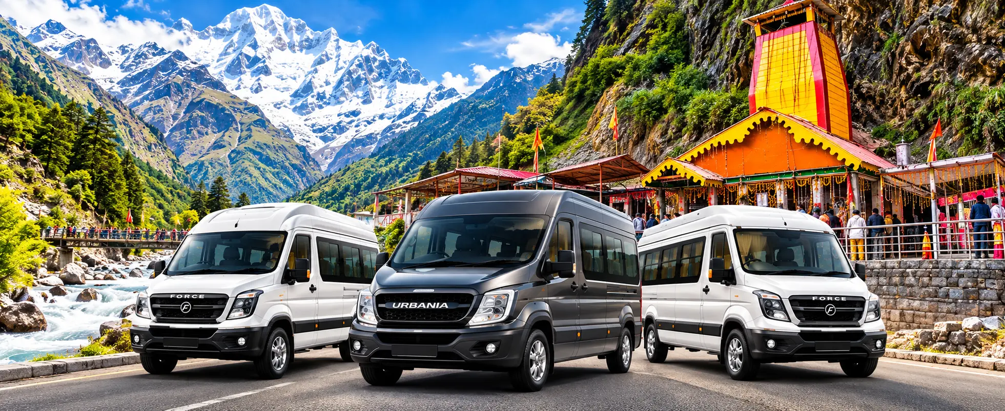 Tempo Traveller for Yamunotri